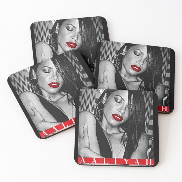 Item preview, Aáliyáh Red Lips with Red Type Block designed and sold by BENJAMINWADDELL.