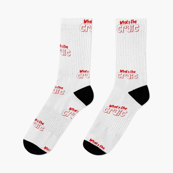 Item preview, What’s the Craic in red designed and sold by Haiii-Designs.