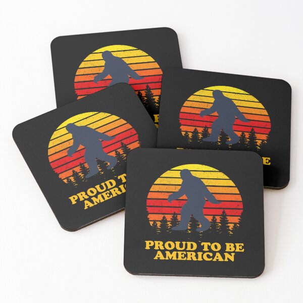 Item preview, Proud to Be America Bigfoot Funny Design designed and sold by narekmug.