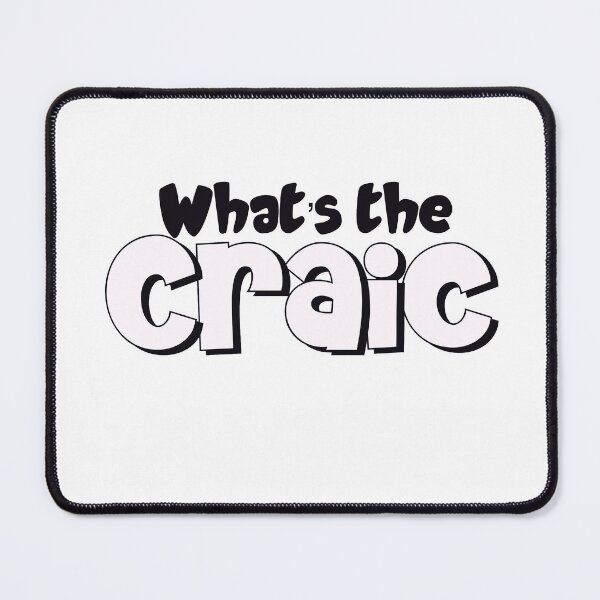 Item preview, What’s the Craic in black designed and sold by Haiii-Designs.