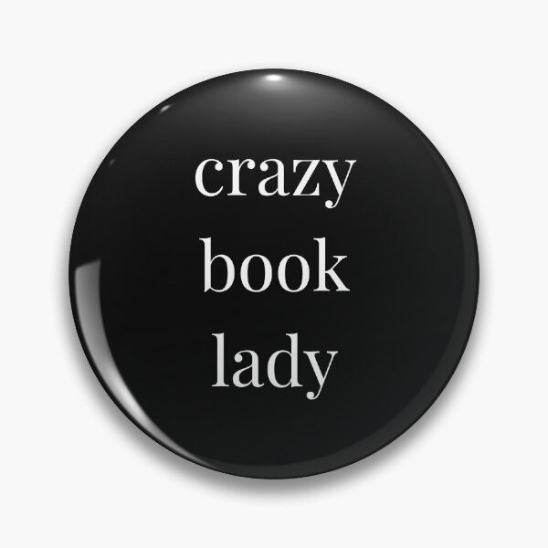 Item preview, crazy book lady designed and sold by venomouspixie.
