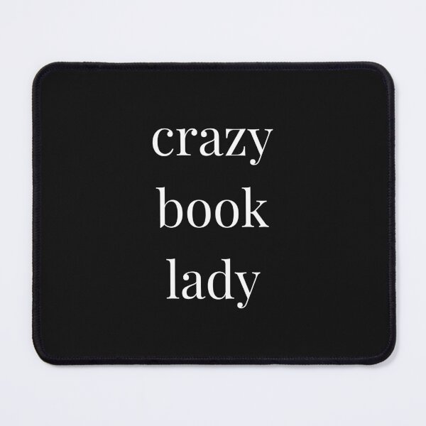 Item preview, crazy book lady designed and sold by venomouspixie.