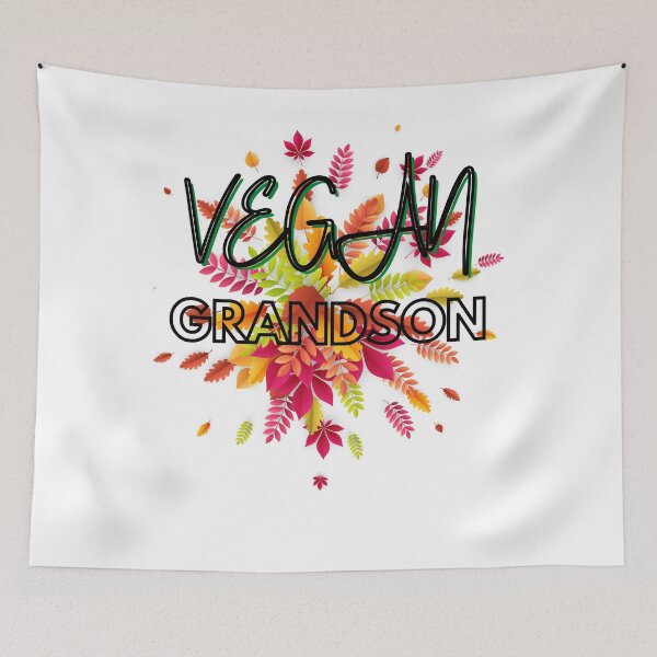 Item preview, Vegan grandson, fall autumn thanksgiving, matching family plant designed and sold by movie-popcorn.