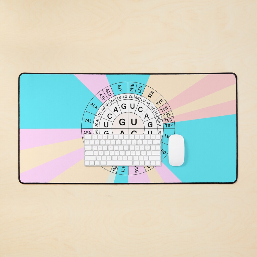 "Codon Chart Code" Mouse Pad for Sale by MayumiArt Redbubble
