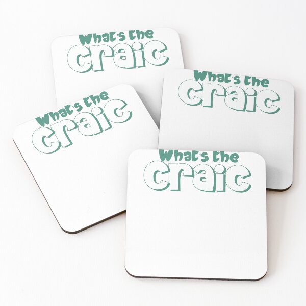 Item preview, What’s the Craic in teal designed and sold by Haiii-Designs.
