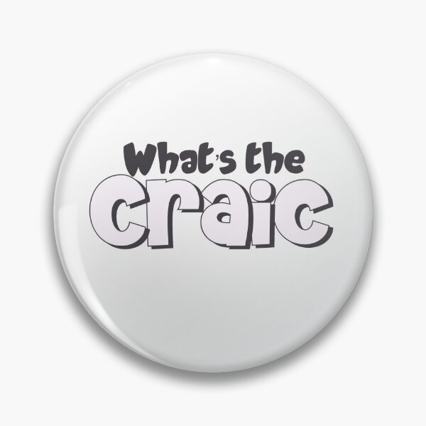 Item preview, What’s the Craic in grey gray designed and sold by Haiii-Designs.