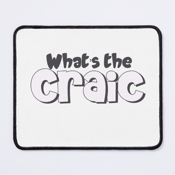 Item preview, What’s the Craic in grey gray designed and sold by Haiii-Designs.