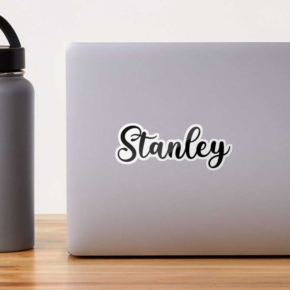 Sticker for Sale mit Stanley Name - handschriftliche Kalligrafie