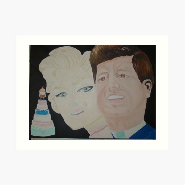 “ Happy Birthday Mr President ” – JFK & Marilyn Art Print