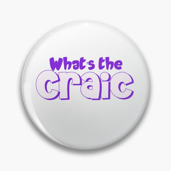 Item preview, What’s the Craic in purple designed and sold by Haiii-Designs.