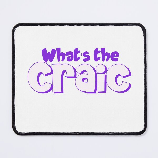 Item preview, What’s the Craic in purple designed and sold by Haiii-Designs.