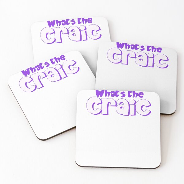 Item preview, What’s the Craic in purple designed and sold by Haiii-Designs.
