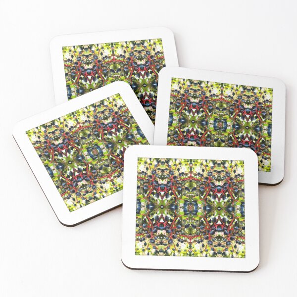 Item preview, Blue Berries with Red Stalks Pattern designed and sold by Celestina Levant.