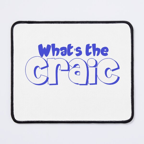 Item preview, What’s the Craic in blue designed and sold by Haiii-Designs.
