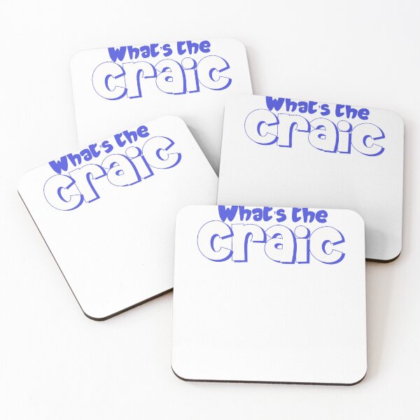 Item preview, What’s the Craic in blue designed and sold by Haiii-Designs.
