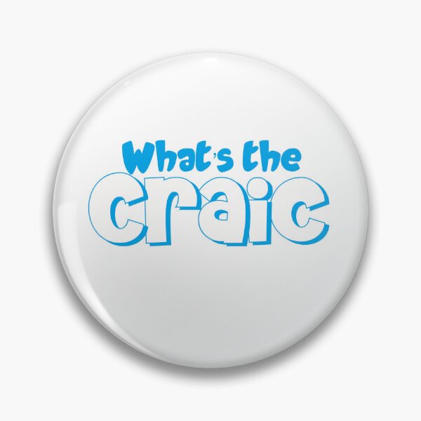 Item preview, What’s the Craic in light blue designed and sold by Haiii-Designs.