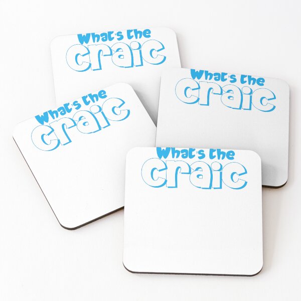 Item preview, What’s the Craic in light blue designed and sold by Haiii-Designs.