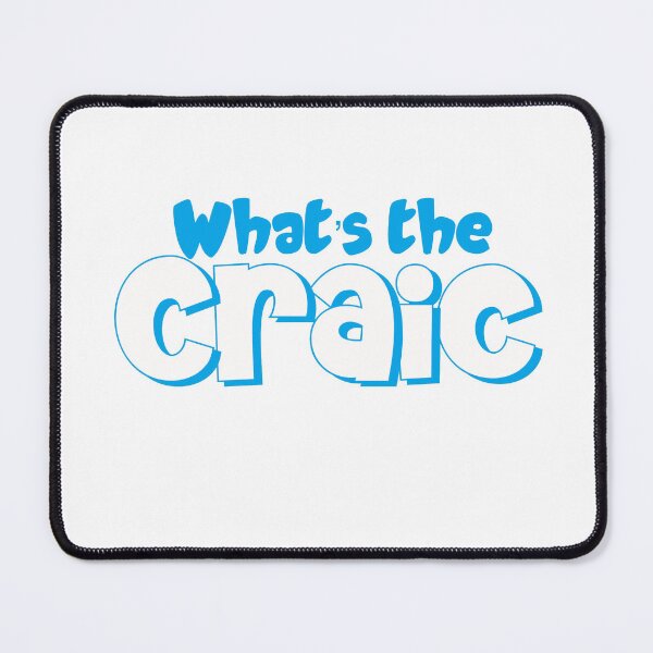 Item preview, What’s the Craic in light blue designed and sold by Haiii-Designs.
