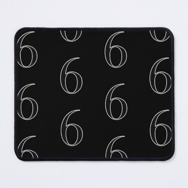 Item preview, Dotart/Dotwork illustration of Number 6 designed and sold by MagnetitaBySil.