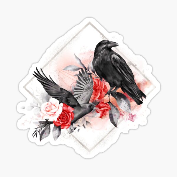 Item preview, Ravens and Roses designed and sold by creativeDaphne.