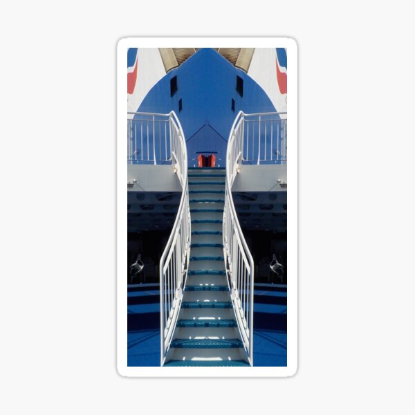 Item preview, Ferry Steps Mirror Image designed and sold by lezvee.