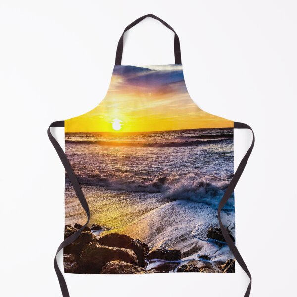 Aperçu de l'œuvre Ondes lumineuses (Coucher de soleil sur la plage sur l'océan Pacifique à Pacifica, Californie) - Collection de photographies personnelles créée et vendue par Rex Wyld.