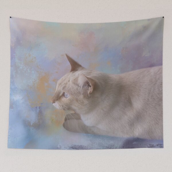 Item preview, Red Point Siamese Cat with Blue Eyes Three designed and sold by Elisabeth Lucas.