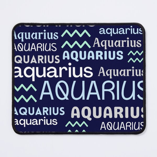 Item preview, Aquarius Zodiac Sign Pattern designed and sold by Hellofriendco.