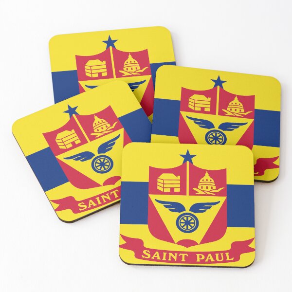Item preview, Saint Paul, Minnesota (Flag) designed and sold by MUZA9.