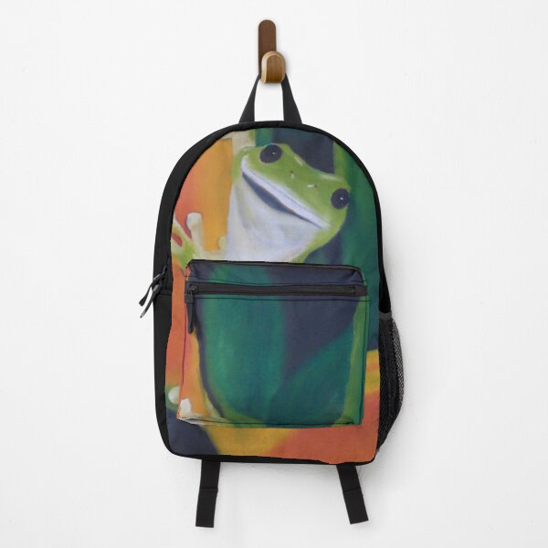 Item preview, Australian Green Tree Frog in Bird of Paradise designed and sold by jacquihmyart.