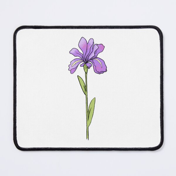 Item preview, Purple Iris Flower, February Birthday Flower designed and sold by Digi Artworks Store.