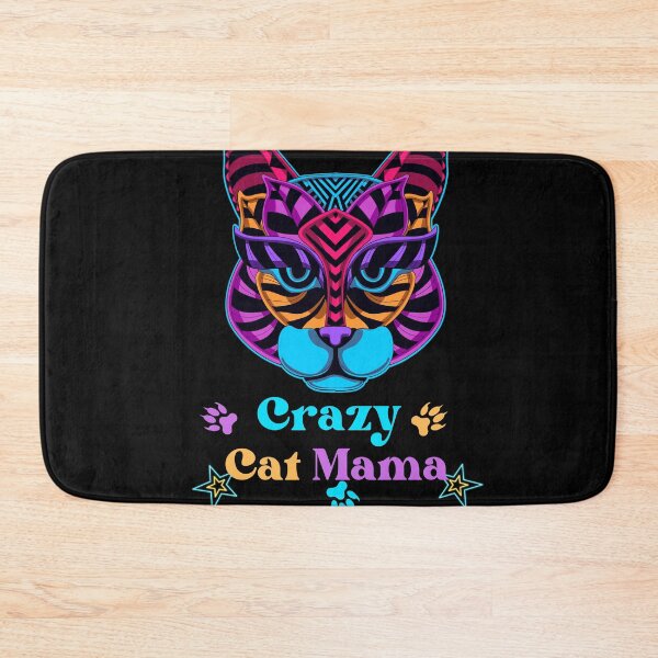 Item preview, Crazy Cat Mama Illustrated Digital Design designed and sold by mangaworldart.