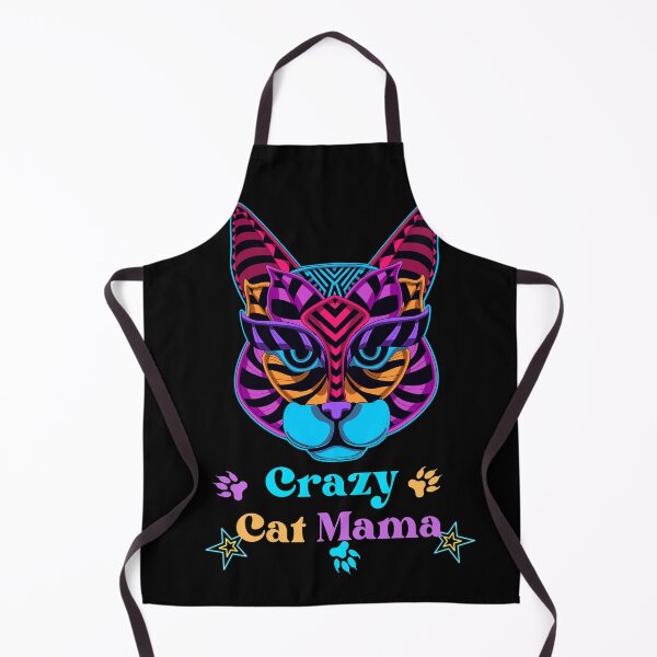 Item preview, Crazy Cat Mama Illustrated Digital Design designed and sold by mangaworldart.