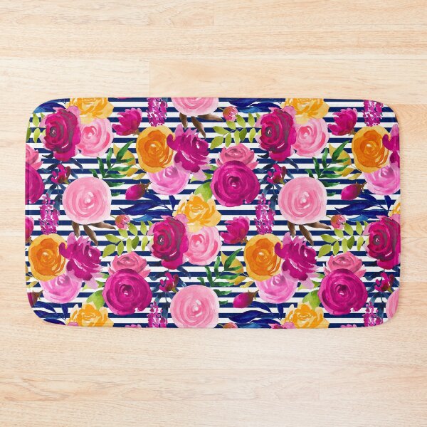 Item preview, Floral Stripes designed and sold by Meliafroggy.