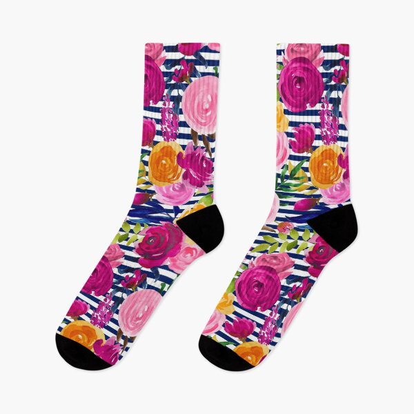 Item preview, Floral Stripes designed and sold by Meliafroggy.