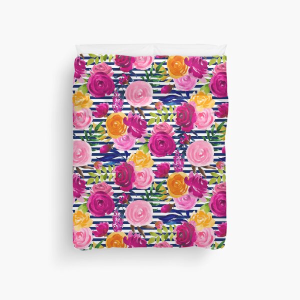 Item preview, Floral Stripes designed and sold by Meliafroggy.