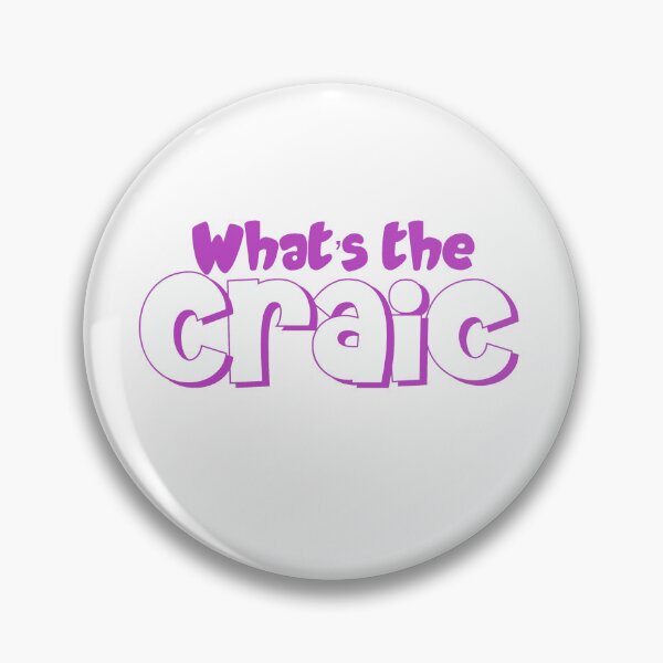 Item preview, What’s the Craic in pink designed and sold by Haiii-Designs.