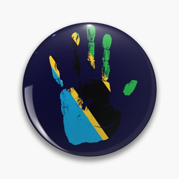 Item preview, Hand Tanzania Flag Palm designed and sold by rafaeltto.