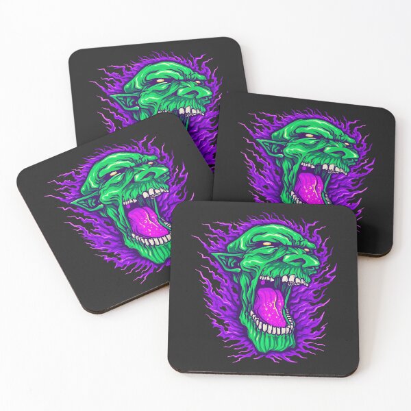 Item preview, Neon zombie monsters designed and sold by cutenevil.
