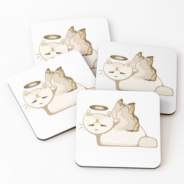 Item preview, Sleepy Angel Cat designed and sold by Zykonna.