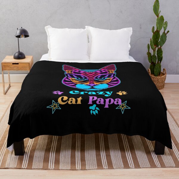 Item preview, Crazy Cat Papa Illustrated Digital Design designed and sold by mangaworldart.