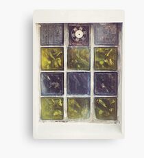 Retro Window Blocks Canvas Print