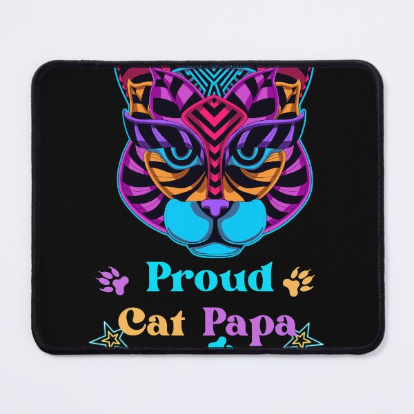 Item preview, Proud Cat Papa Illustrated Digital Design designed and sold by mangaworldart.