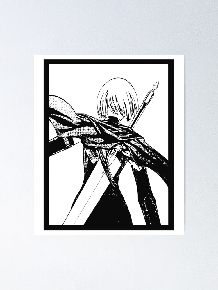 Claymore Clare Japanese Manga Graphic Gift Fan