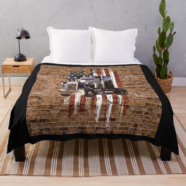 Item preview, Truck Driver American Flag vintage designed and sold by UllrichRupp.