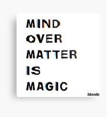 Mind Over Matter - Frank Ocean Metal Print