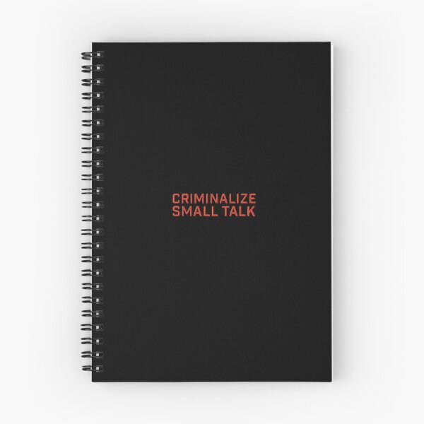 Item preview, Criminalize Small Talk designed and sold by Brianna Krischke.