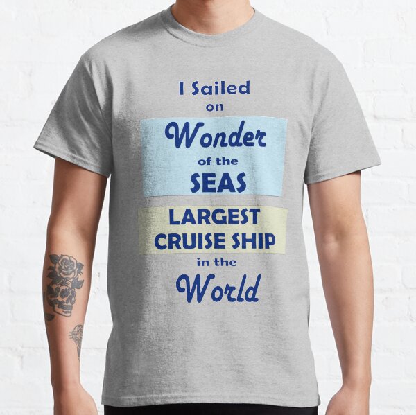 Artikel-Vorschau von Segeln auf Wonder of the Seas, dem größten Kreuzfahrtschiff der Welt, designt und verkauft von Ms. Jane's Store.