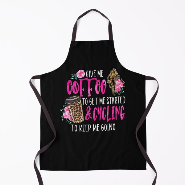 Item preview, Give Me Coffee To Get Me Started & CyclingTo Keep Me Going coffee lover gift cute funny designed and sold by elizabethdawnn.