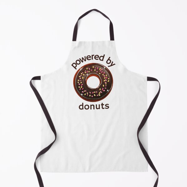 Item preview, Powered by Donuts - funny morning designed and sold by hardscuffle.